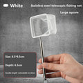 Aquarium Square Fishing Net Extendable Long Handle Fishing Gear for Catching Fish Shrimp Tank Clean Accessories YGQJYP04