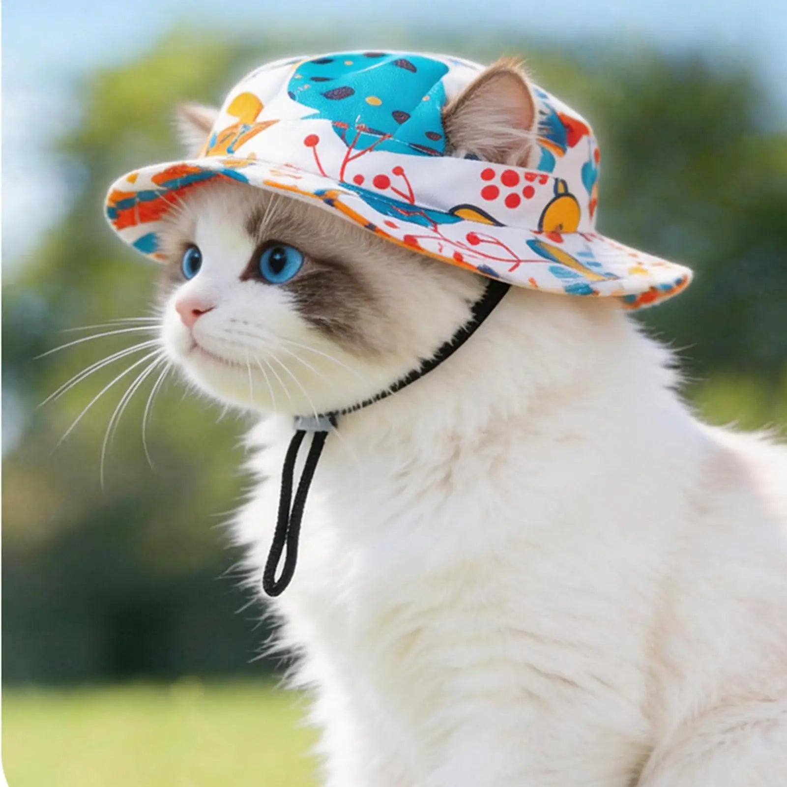 1PC Pet Sun Hat, Adjustable Pet Sun Hat, For Cat or Dog, Breathable Dog Sunshade Hats, Outdoor Travel, Pet Fisherman Hat Sun Protection