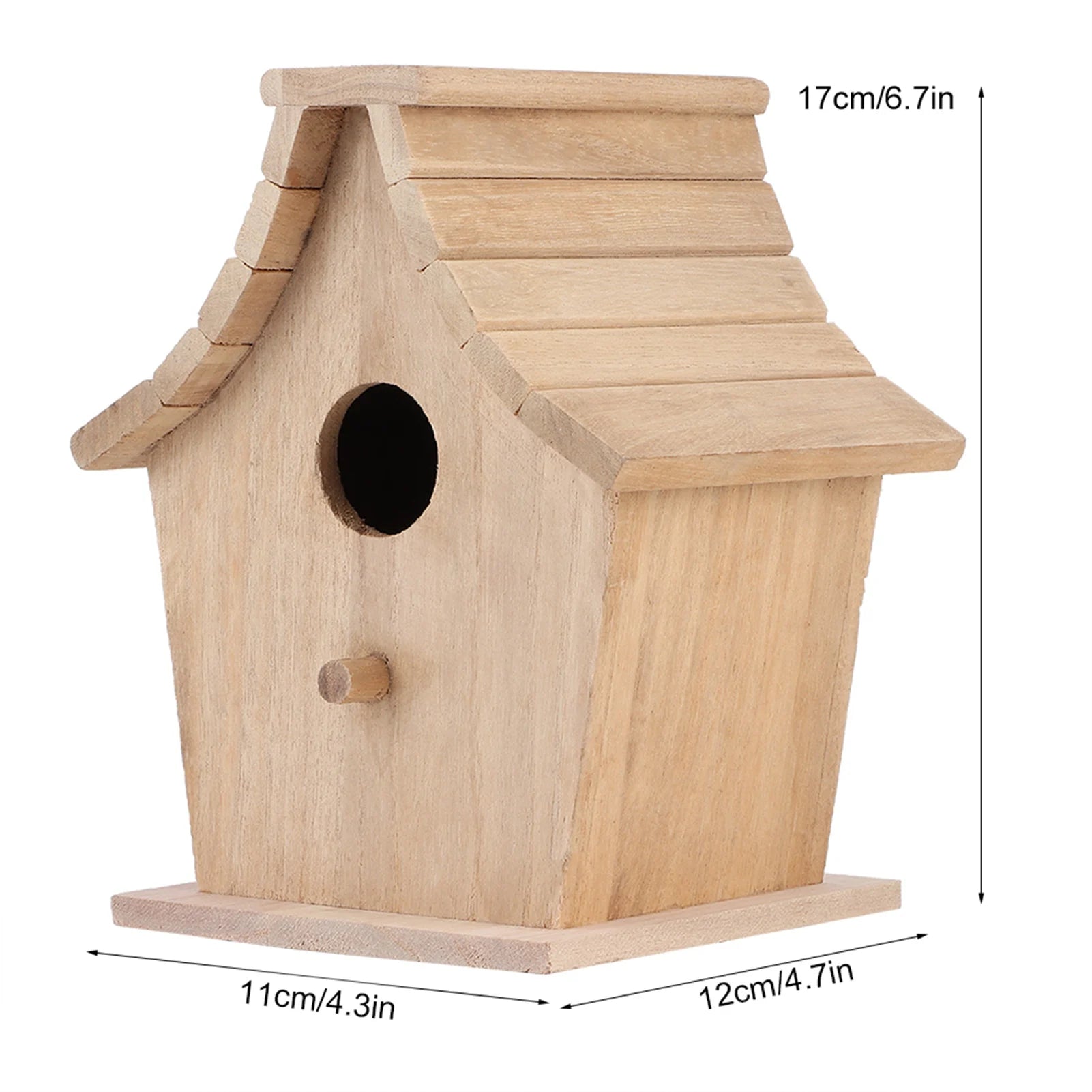 Hanging Bird House, Wood Bird House, Breeding Box, Hanging Bird House, Pet Supplies for Parrots, Budgerigar Small Birds