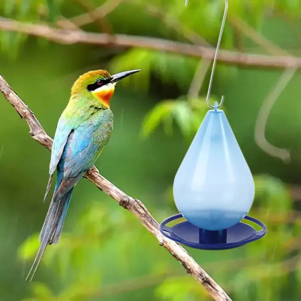 New Bird Flower Shaped Hanging Bird Feeder, Birdbath For Garden Outdoor, Decoration,Yard ,Farm Supplies, Hummingbird Feeder Supplies