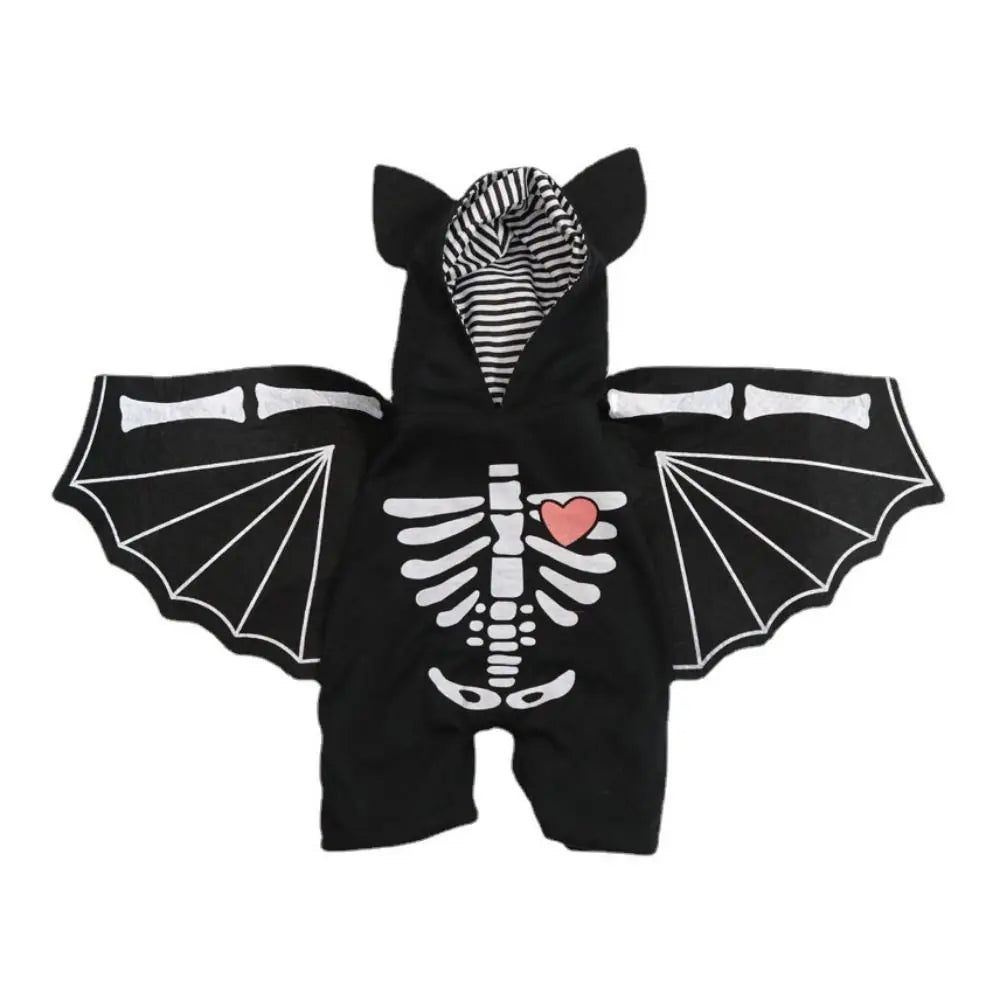 Funny, Decorative Dog Bat Costume,  Breathable Black Pet Cosplay Costume, Wear Resistant Halloween Pet Bat Costume