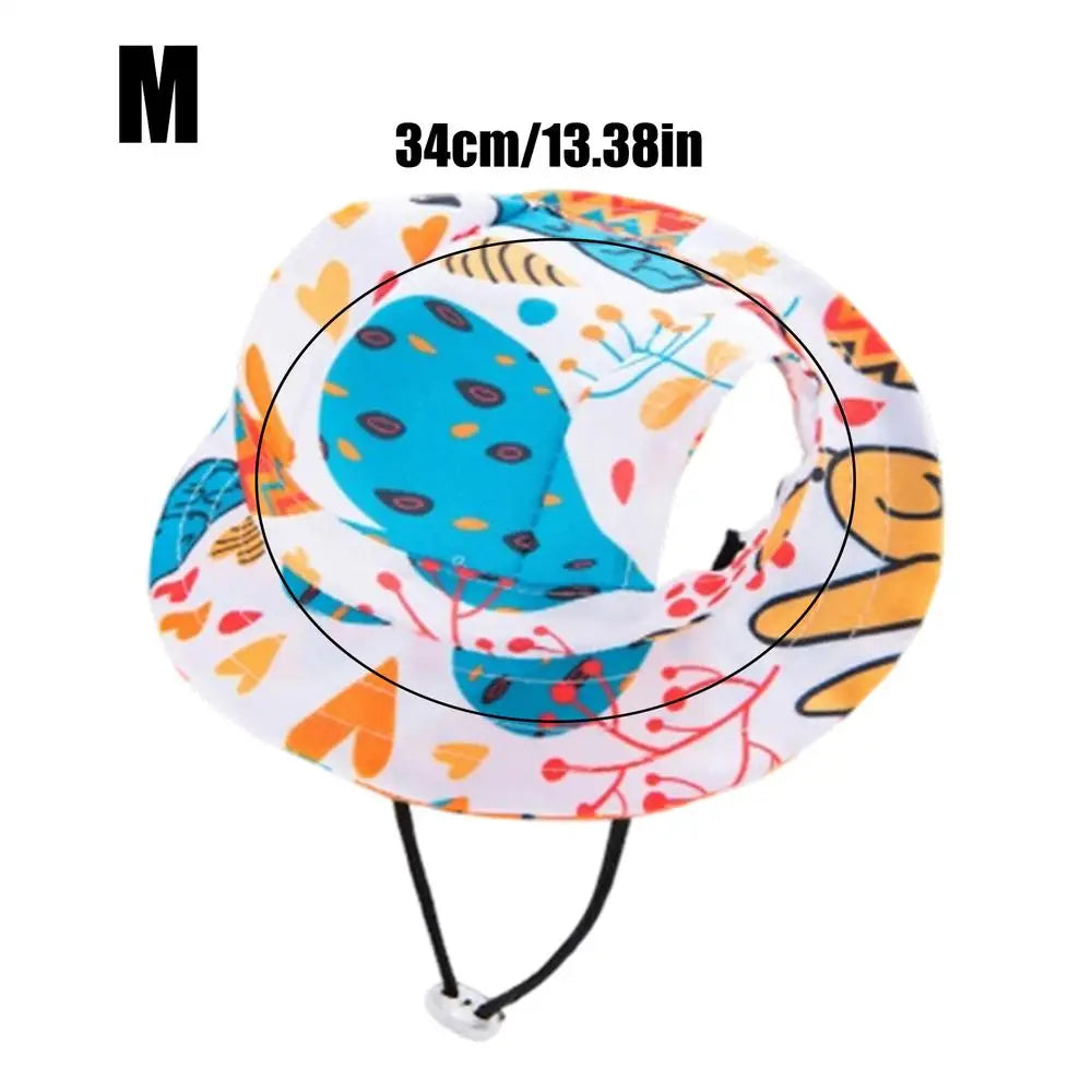 1PC Pet Sun Hat, Adjustable Pet Sun Hat, For Cat or Dog, Breathable Dog Sunshade Hats, Outdoor Travel, Pet Fisherman Hat Sun Protection