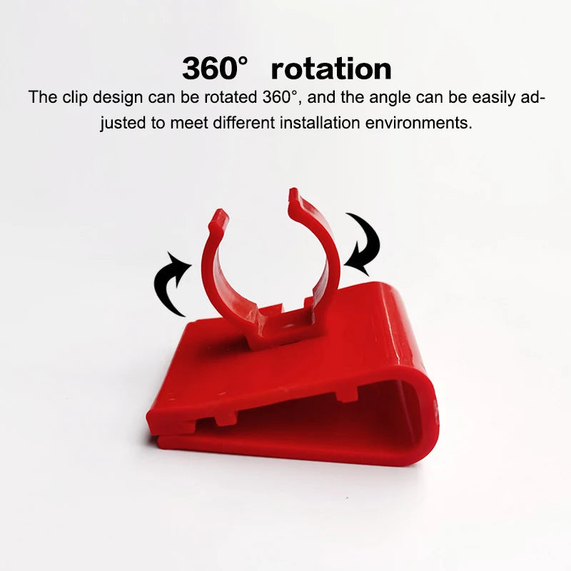 Fish Tank Hose Clamp, Holds Aquarium LED Light,  Water Pipe Hose Mount, Bracket Fixed Clip,  Submersible Fish Tank Accessories